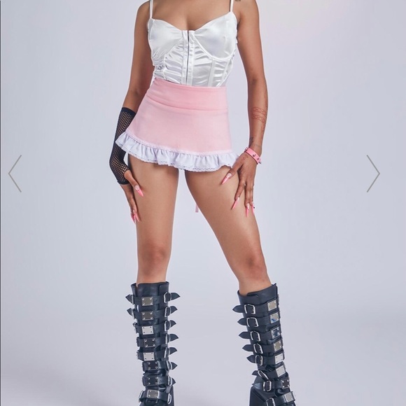 Dolls Kill satin & mesh bodysuit - Picture 14 of 16